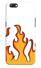 Fired Up – White Oppo A57 Hard Case Back Cover by Casekaro