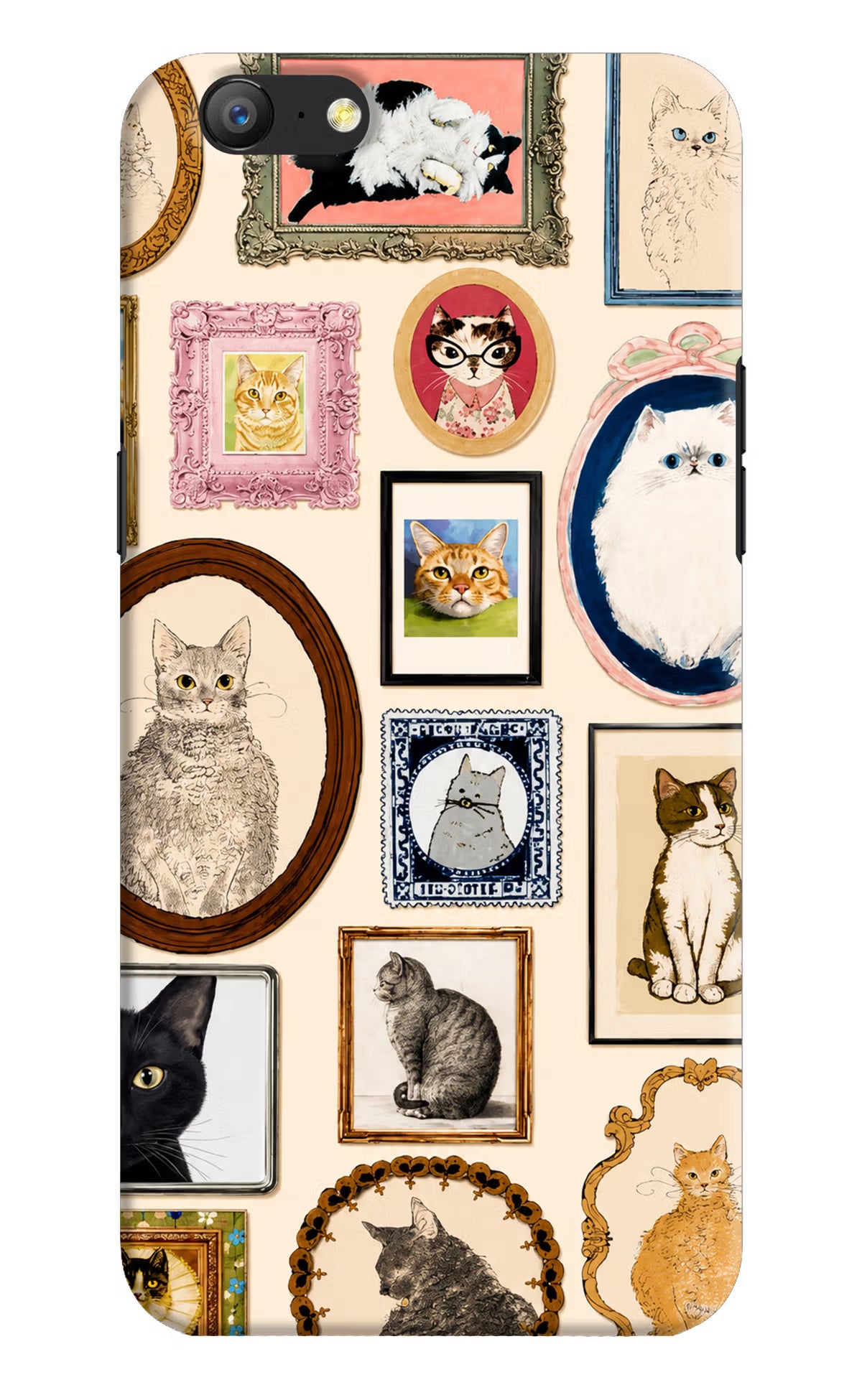 Mirror Cats Oppo A57 Back Cover