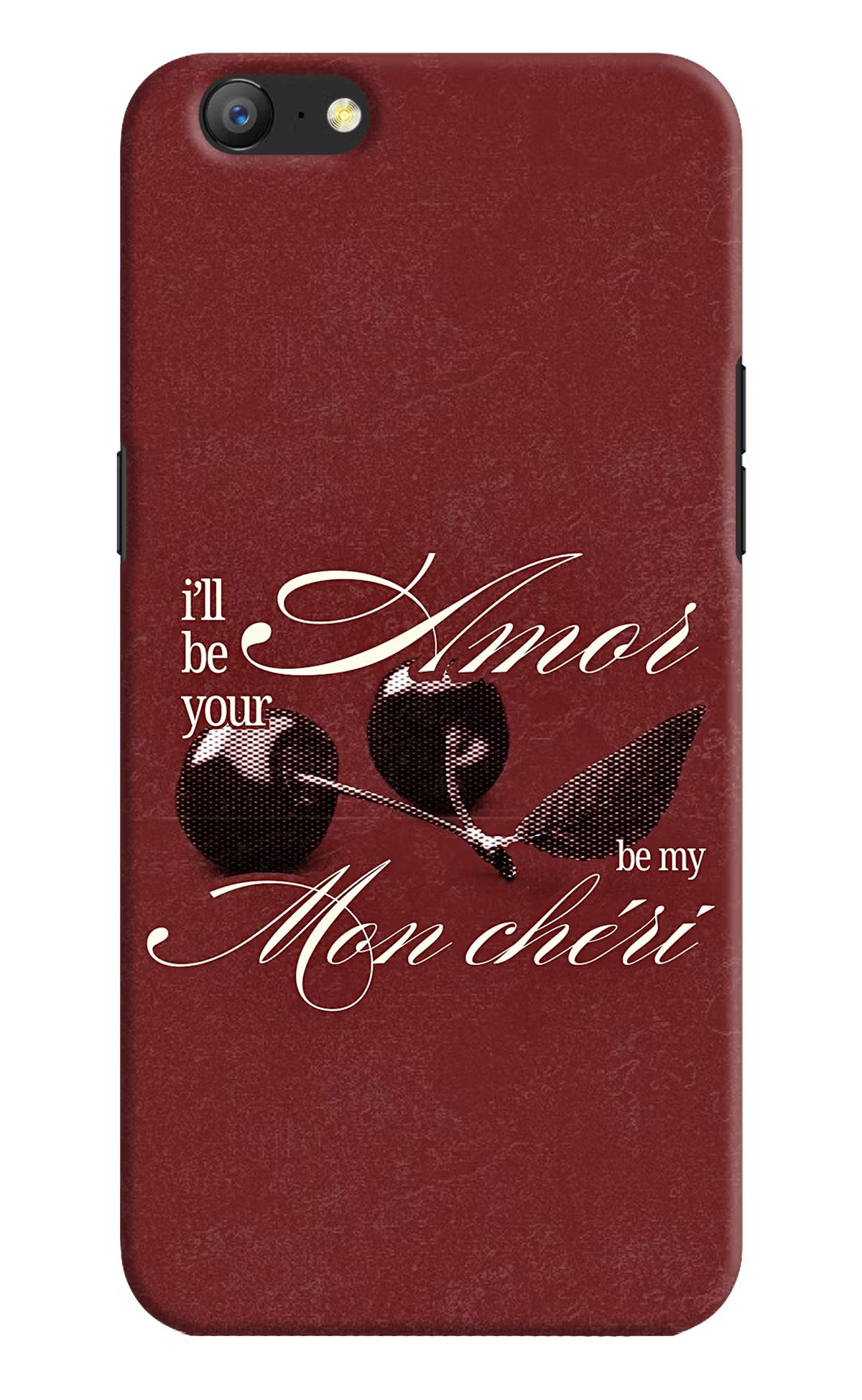 Velvet Cherry Oppo A57 Back Cover