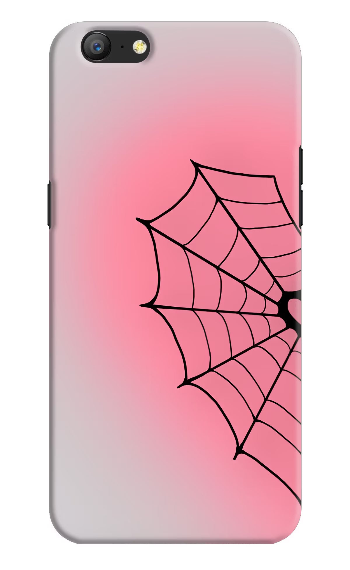 Pink Web Oppo A57 Back Cover