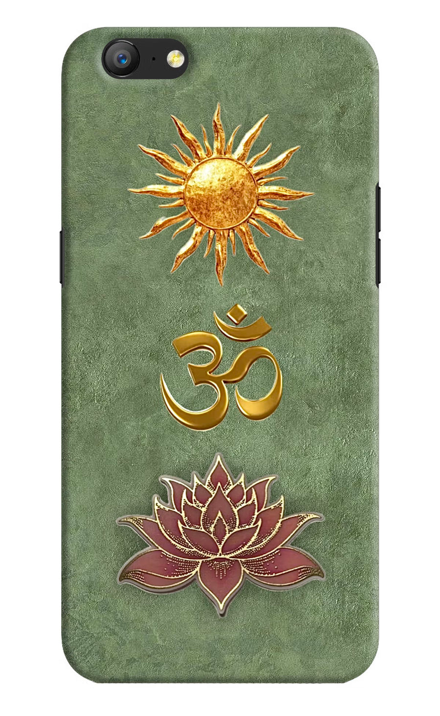 Om & Lotus Oppo A57 Back Cover, Hard case
