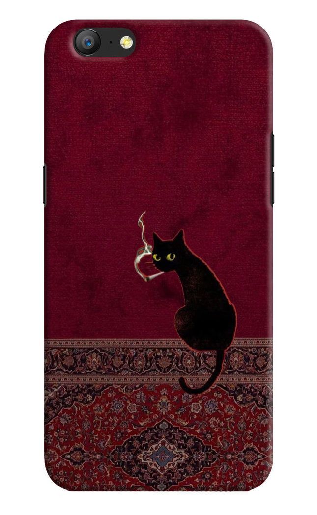 Midnight Cat Oppo A57 Hard Case Back Cover by Casekaro