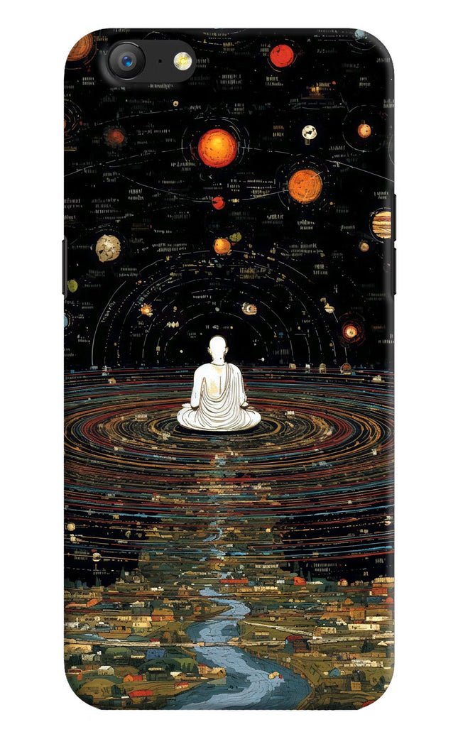 Space Monk Oppo A57 Hard Case Back Cover by Casekaro