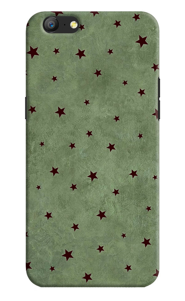 Green Stars Oppo A57 Hard Case Back Cover by Casekaro