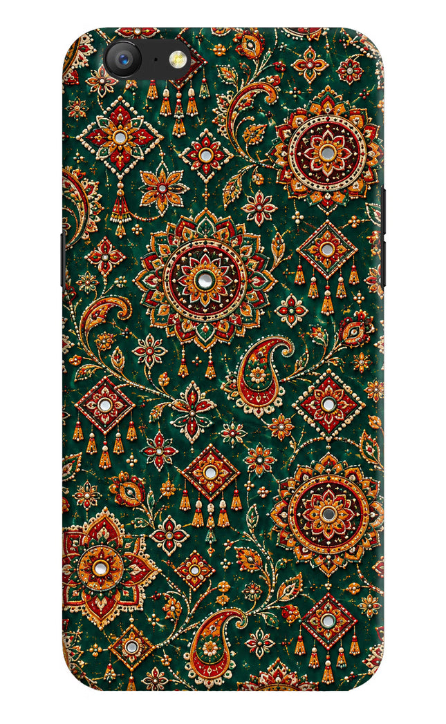 Green Pataka Oppo A57 Hard Case Back Cover by Casekaro