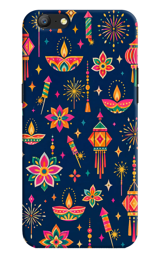 Festive Pop Oppo A57 Hard Case Back Cover by Casekaro