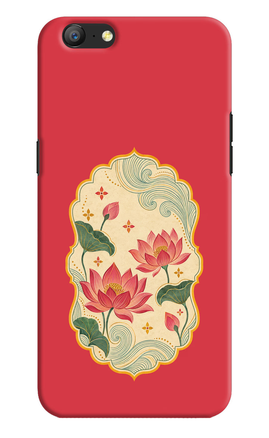 Pink Lotus Oppo A57 Back Cover, Hard case