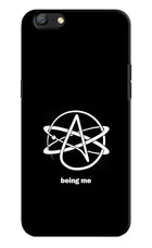 Atheist Symbol Oppo A57 Hard Case Back Cover by Casekaro