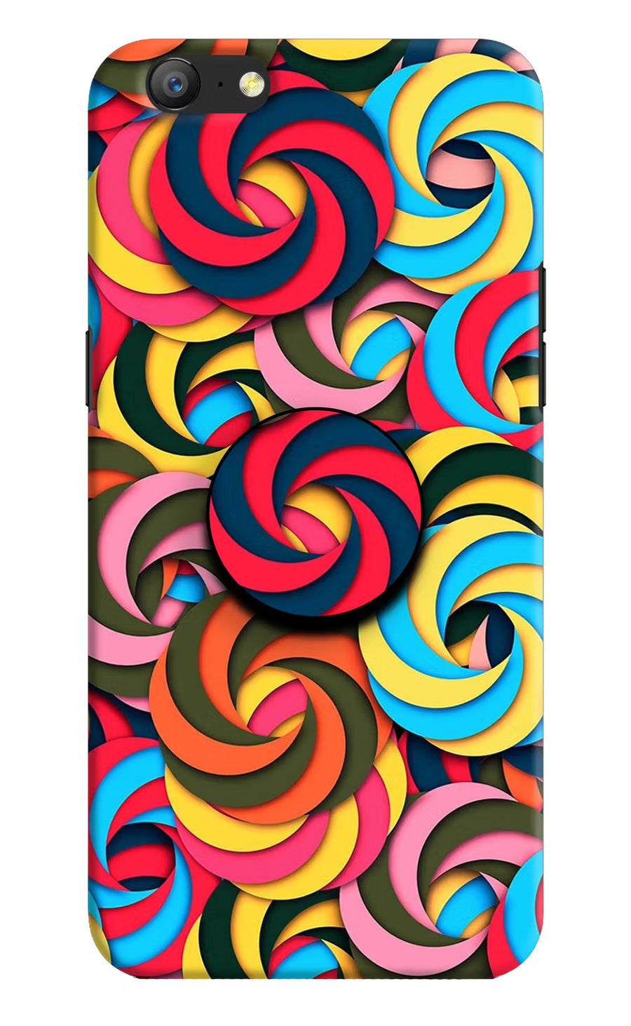 Spiral Pattern Oppo A57 Pop Case, Hard case