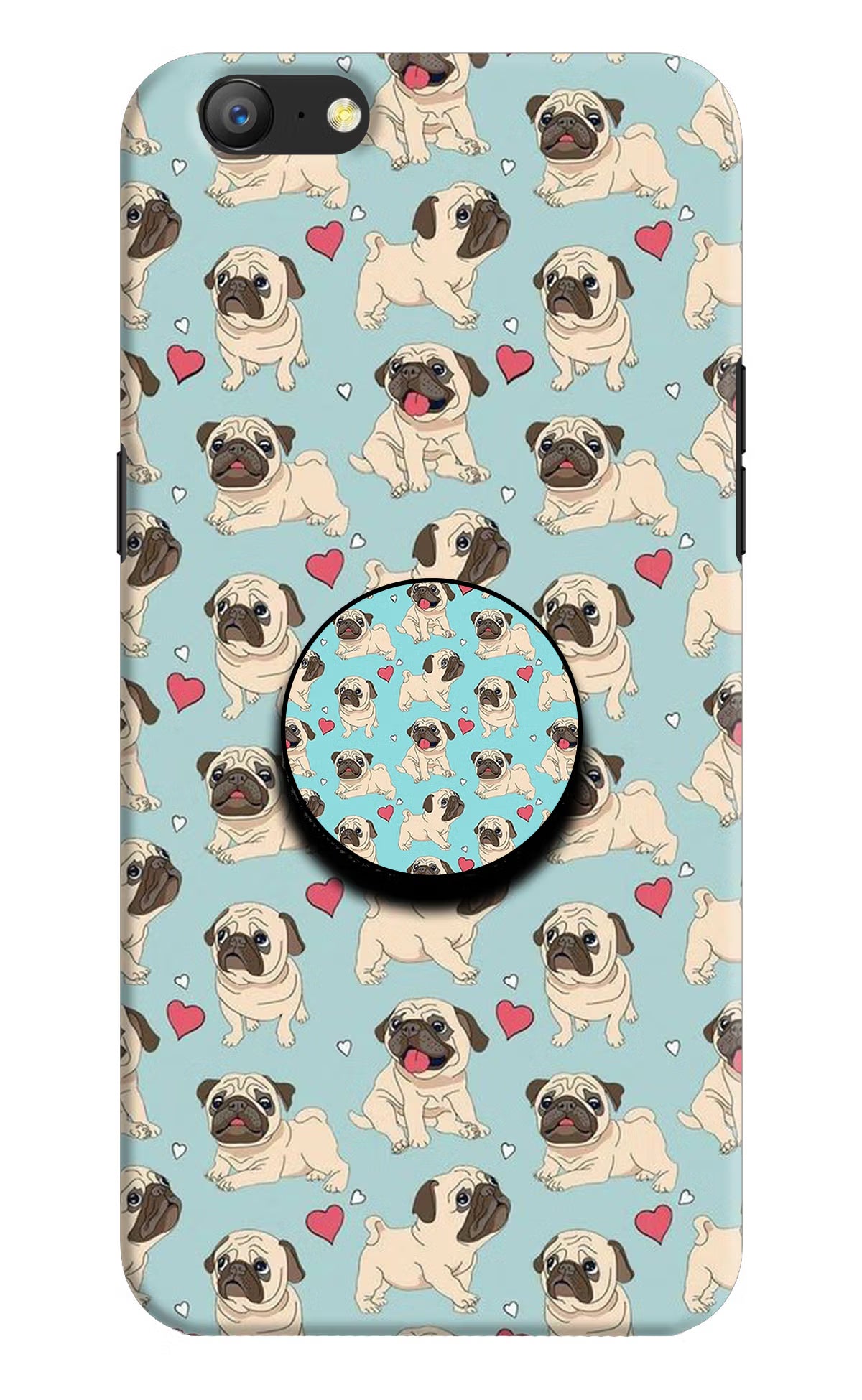 Pug Dog Oppo A57 Pop Case by Casekaro