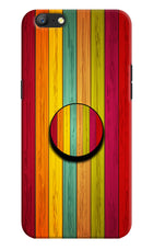 Multicolor Wooden Oppo A57 Pop Case by Casekaro
