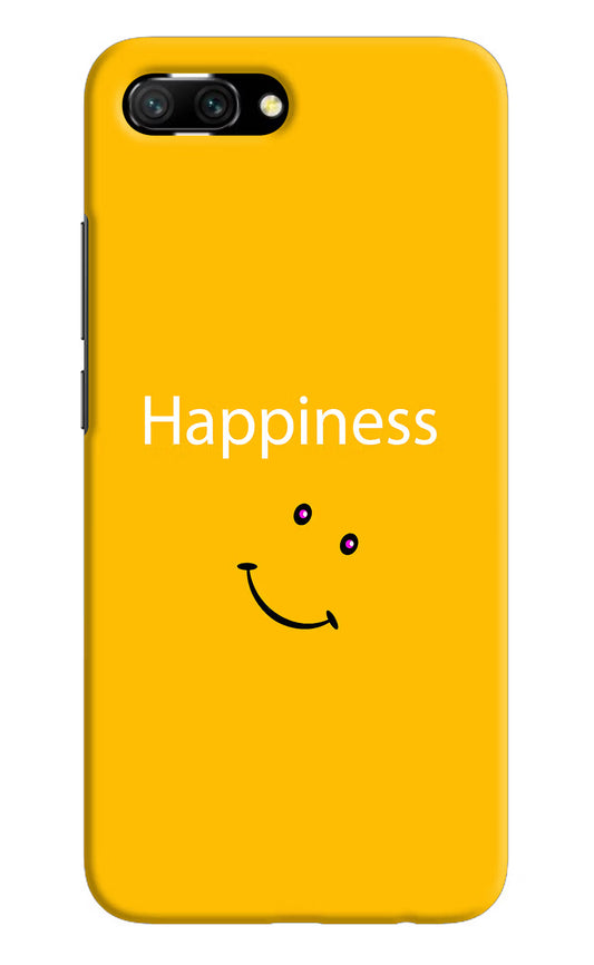 Happiness With Smiley Honor 10 Hard Case Back Cover by Casekaro
