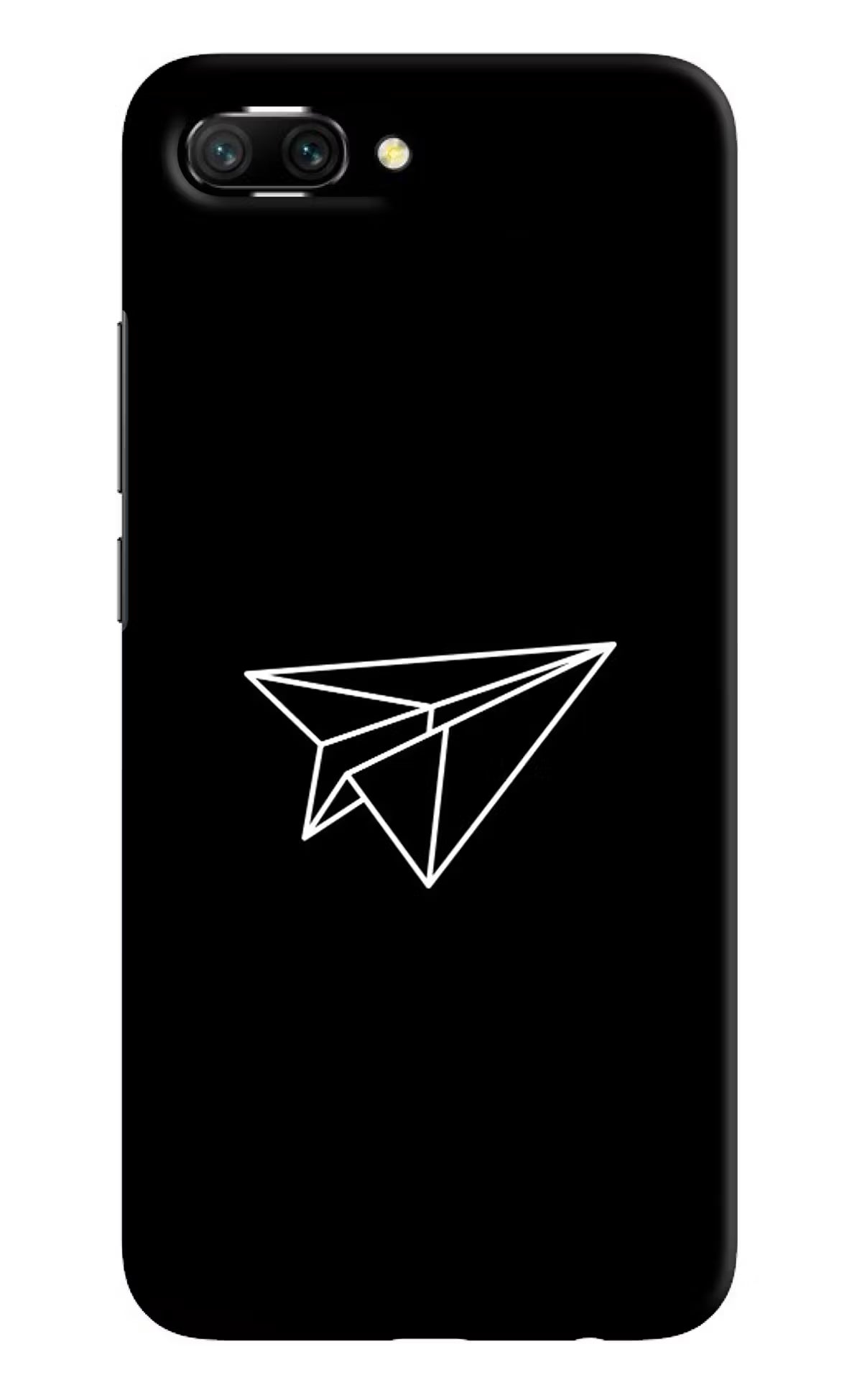 Paper Plane White Honor 10 Hard Case Back Cover by Casekaro