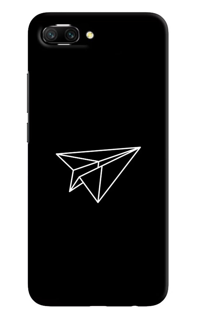 Paper Plane White Honor 10 Hard Case Back Cover by Casekaro