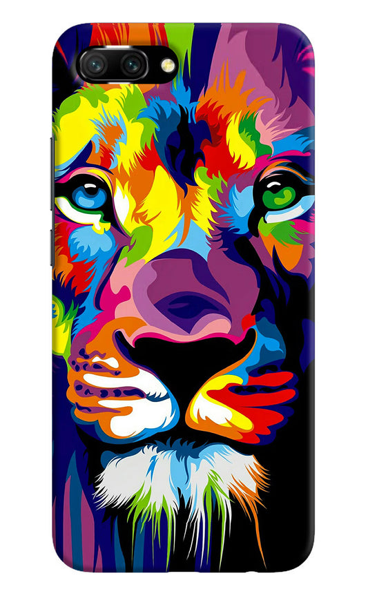 Lion Honor 10 Hard Case Back Cover by Casekaro