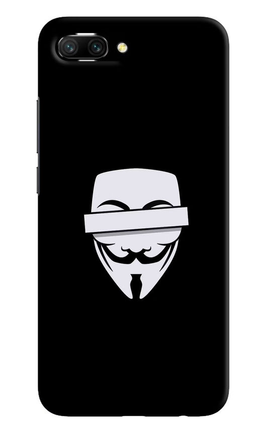 Anonymous Face Honor 10 Hard Case Back Cover by Casekaro