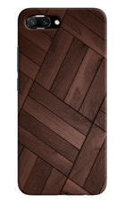 Wooden Texture Design Honor 10 Hard Case Back Cover by Casekaro