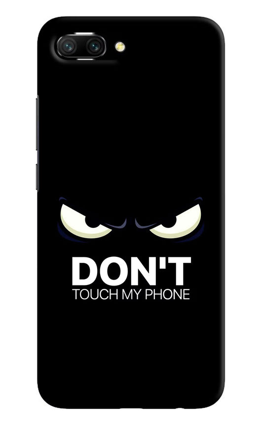 Don'T Touch My Phone Honor 10 Hard Case Back Cover by Casekaro