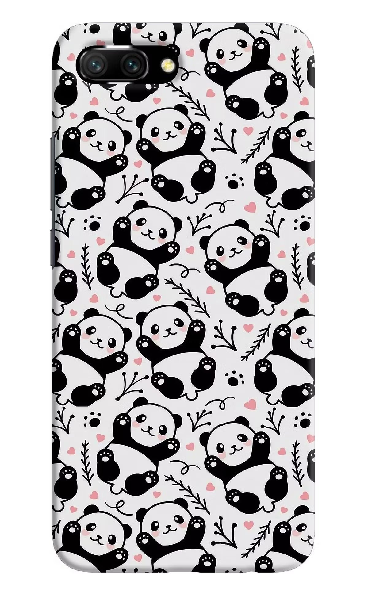 Cute Panda Honor 10 Hard Case Back Cover by Casekaro