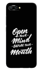 Open Your Mind Before Your Mouth Honor 10 Hard Case Back Cover by Casekaro