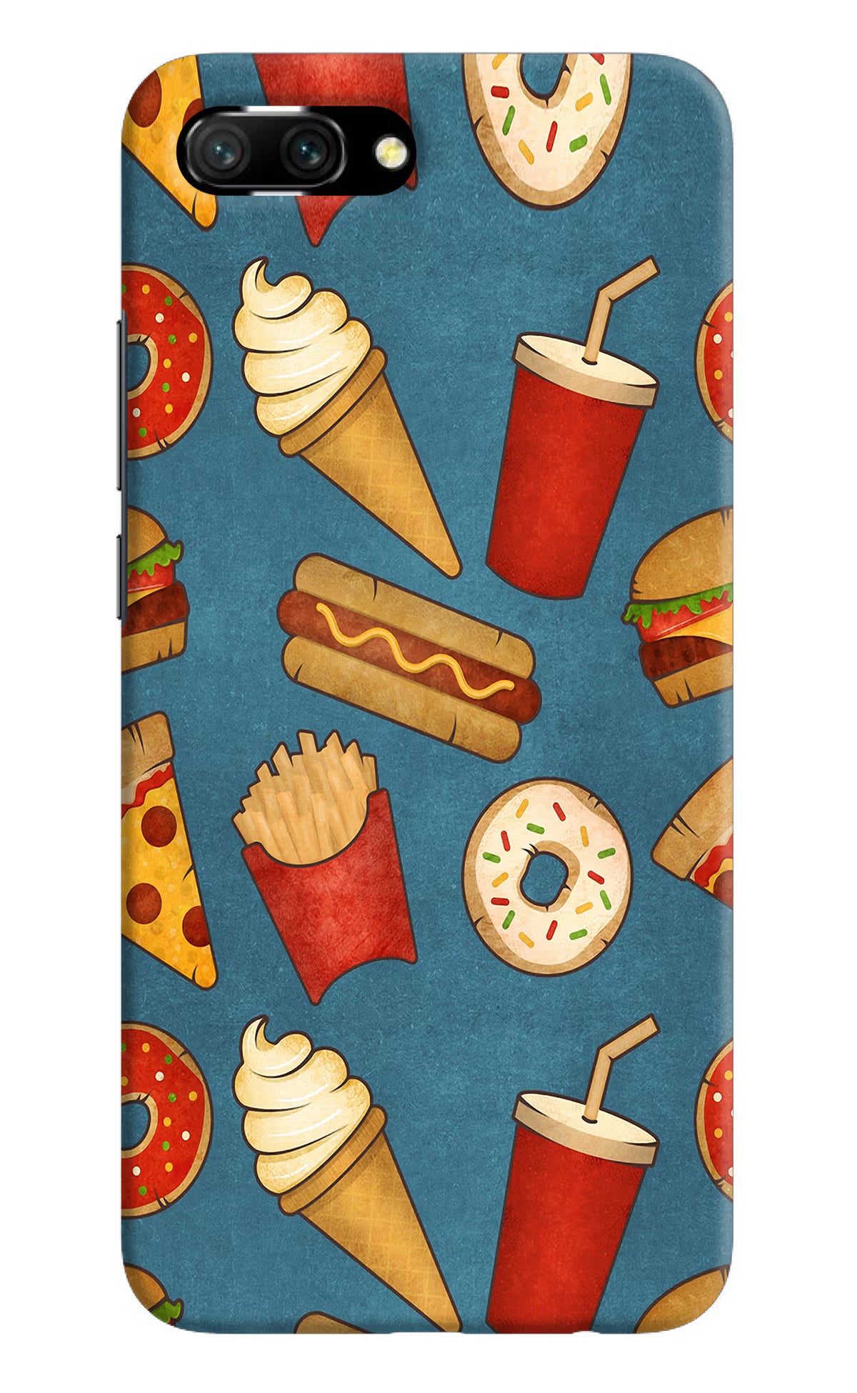 Foodie Honor 10 Hard Case Back Cover by Casekaro