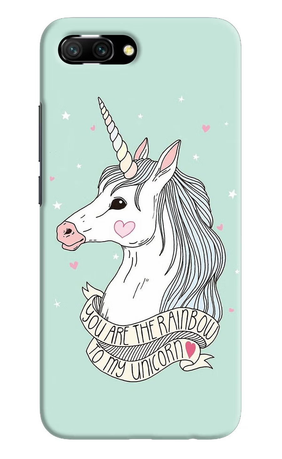 Unicorn Wallpaper Honor 10 Back Cover, Hard case