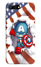 Captain America Honor 10 Hard Case Back Cover by Casekaro