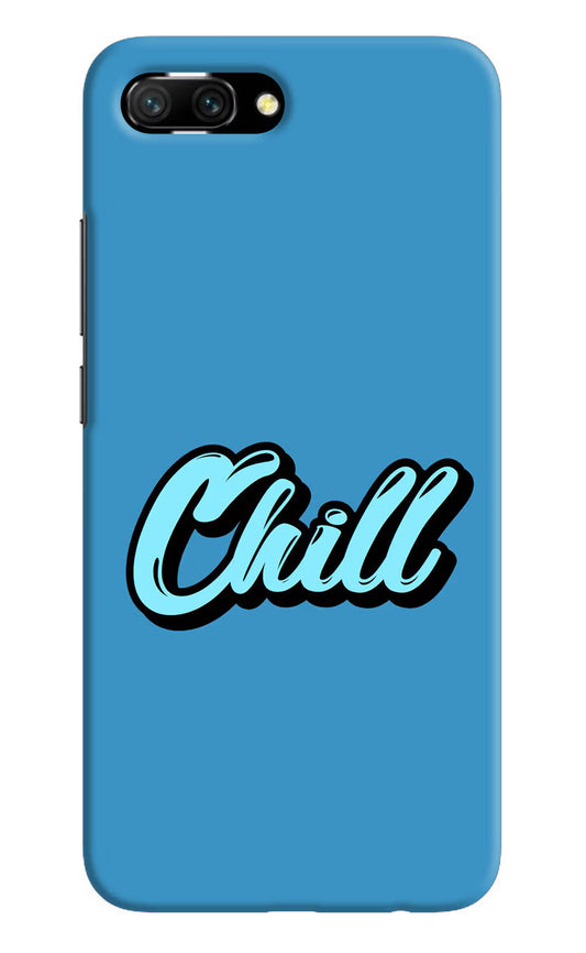 Chill Honor 10 Hard Case Back Cover by Casekaro