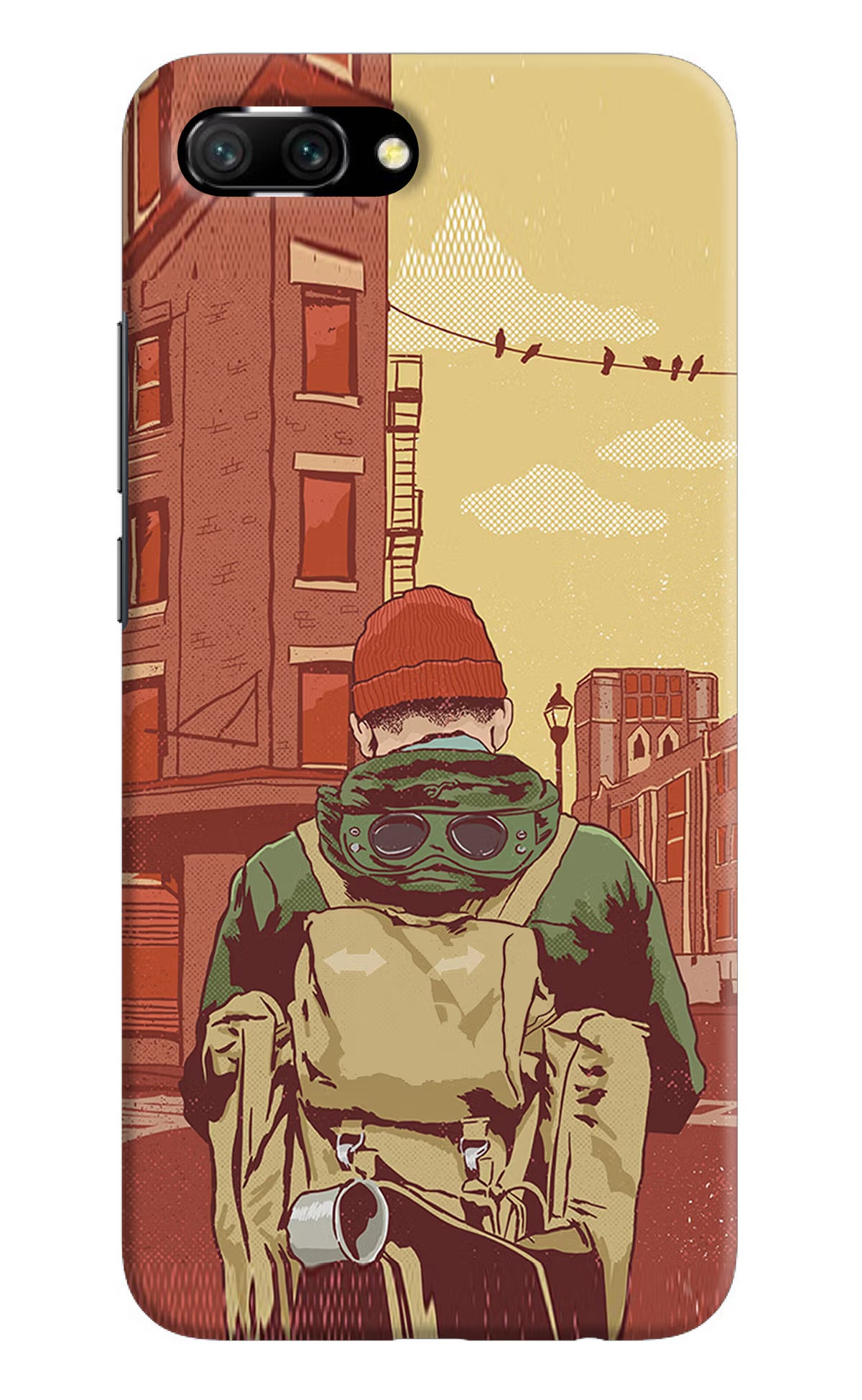 Adventurous Honor 10 Hard Case Back Cover by Casekaro