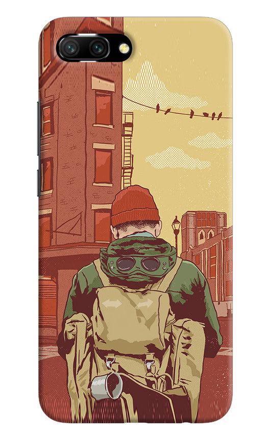 Adventurous Honor 10 Hard Case Back Cover by Casekaro