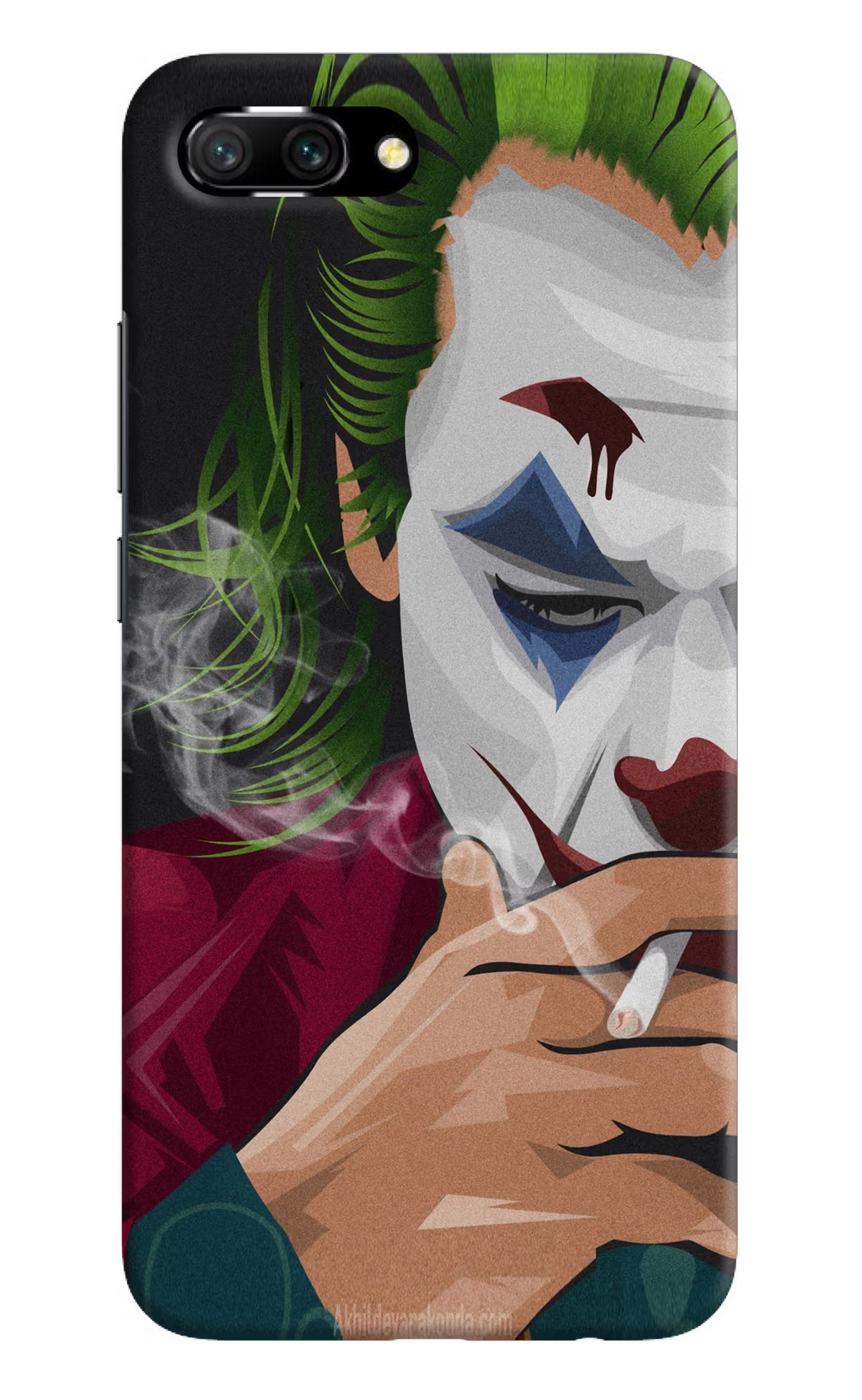 Joker Smoking Honor 10 Hard Case Back Cover by Casekaro