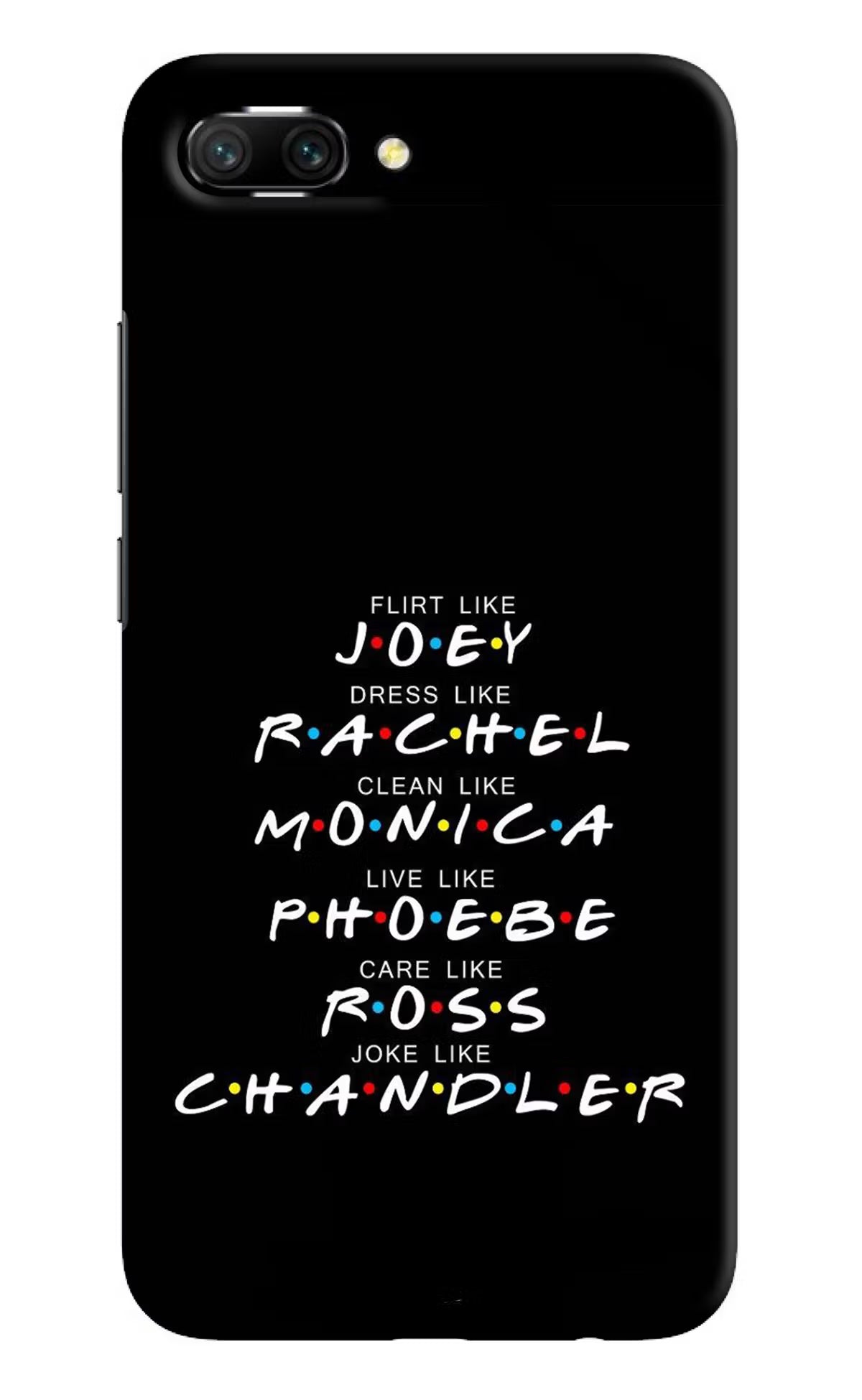 FRIENDS Character Honor 10 Hard Case Back Cover by Casekaro
