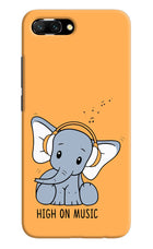 High On Music Honor 10 Hard Case Back Cover by Casekaro
