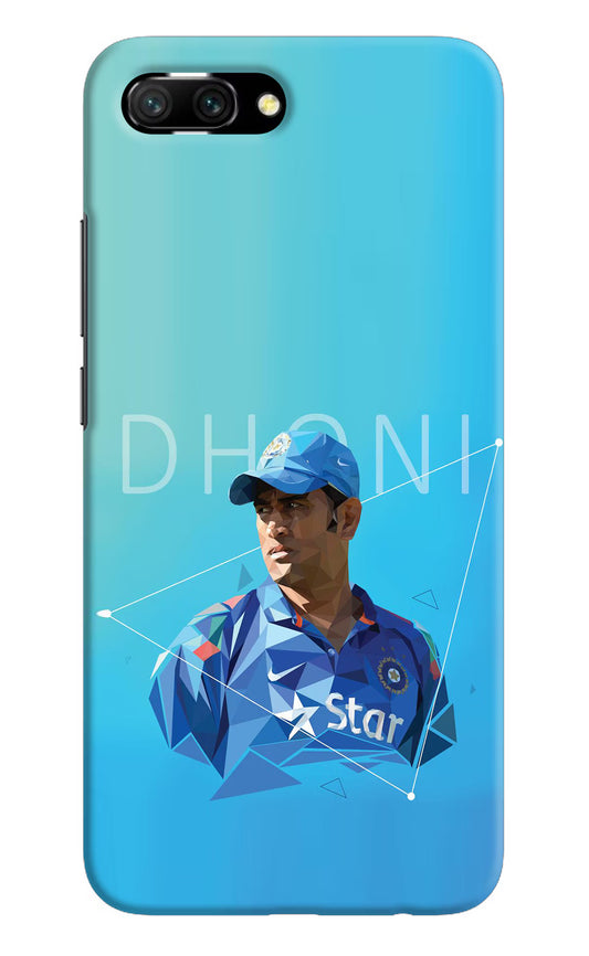 Dhoni Artwork Honor 10 Hard Case Back Cover by Casekaro