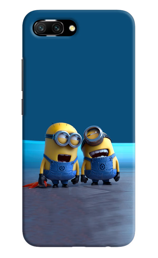 Minion Laughing Honor 10 Hard Case Back Cover by Casekaro