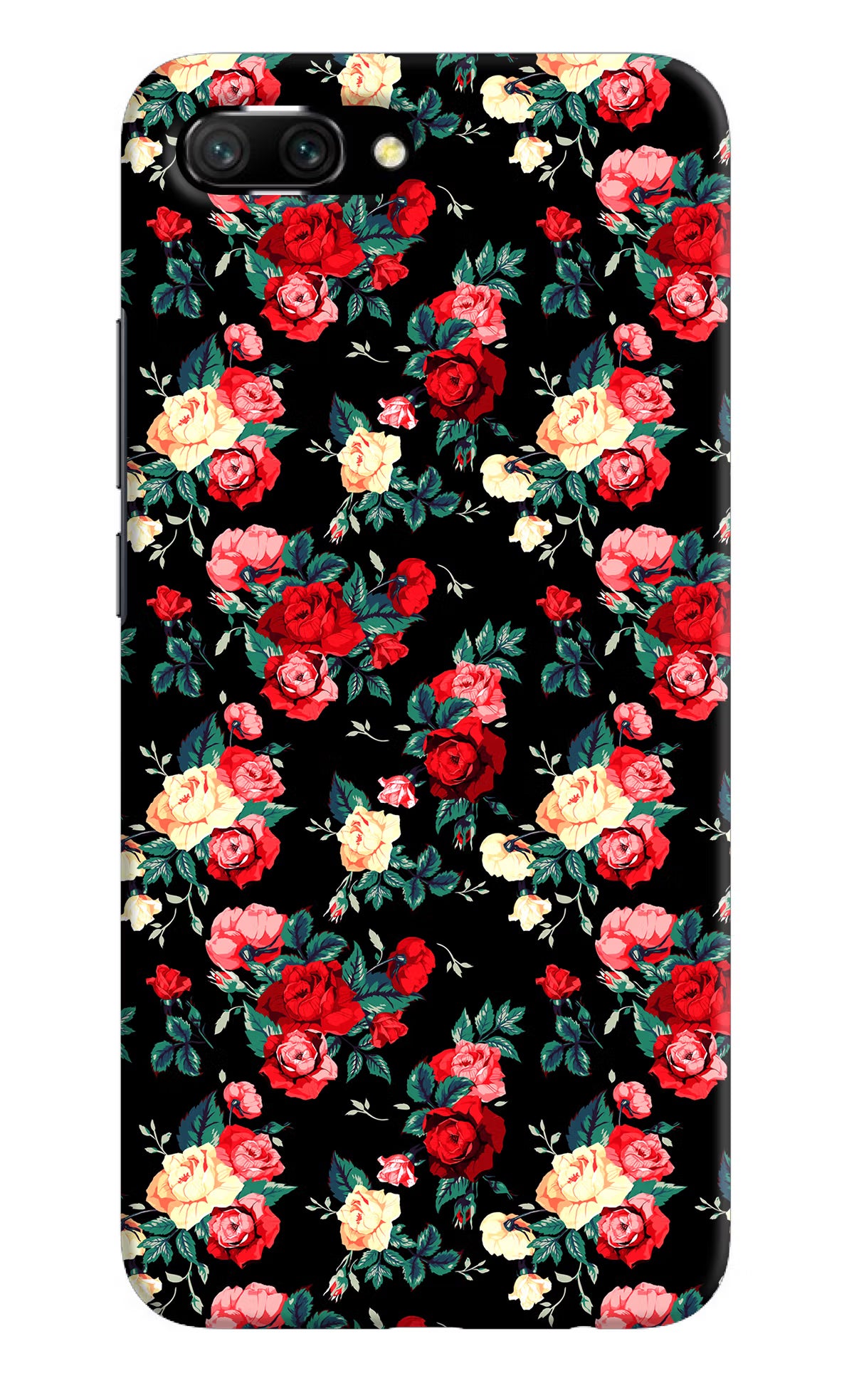 Rose Pattern Honor 10 Hard Case Back Cover by Casekaro
