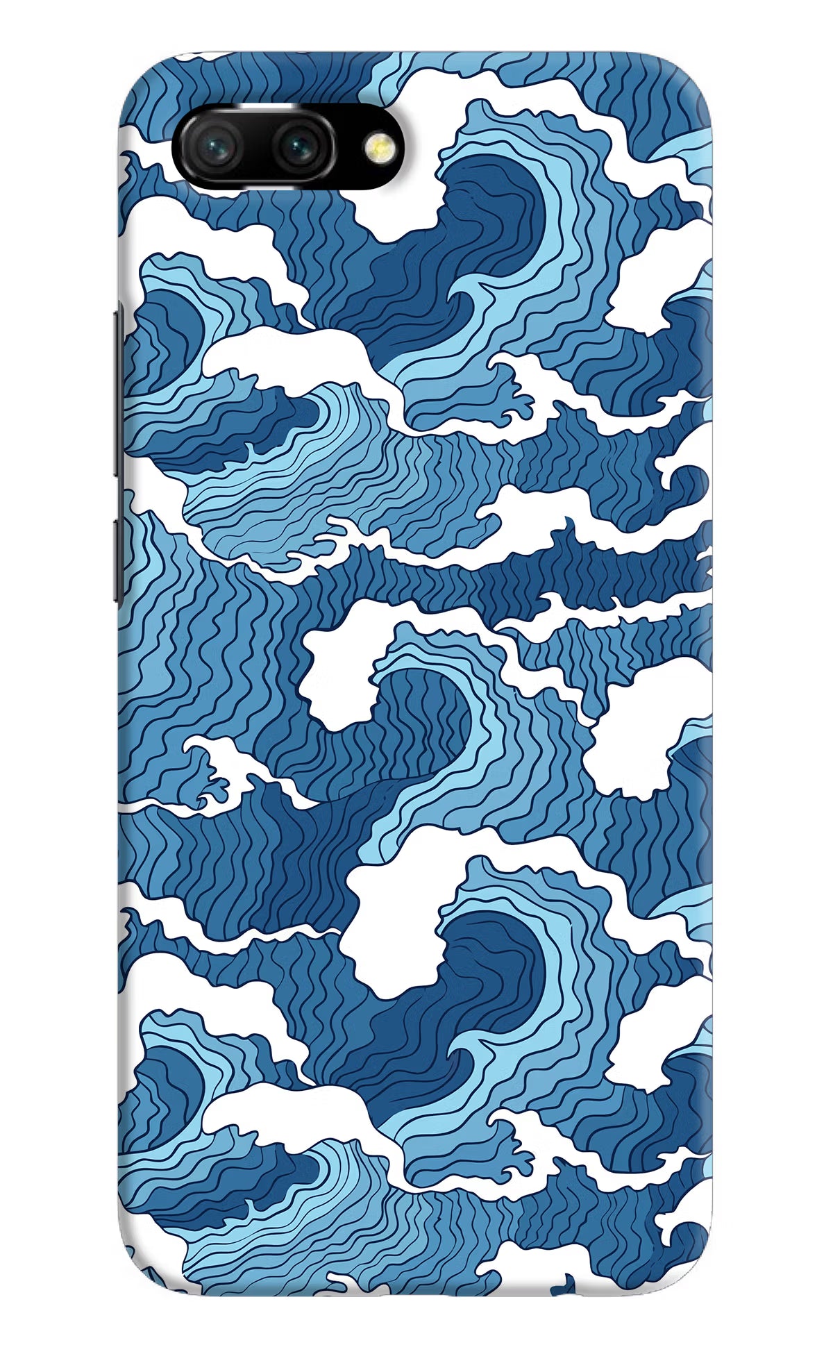 Blue Waves Honor 10 Hard Case Back Cover by Casekaro