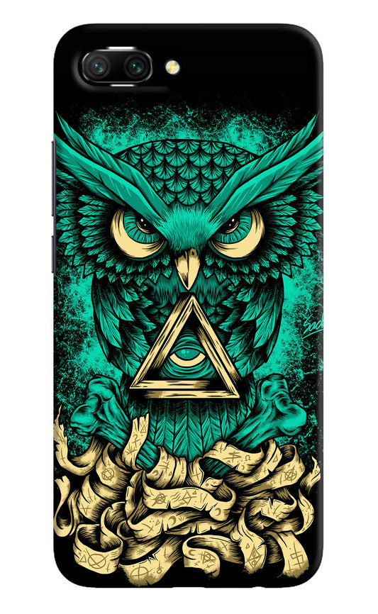 Green Owl Honor 10 Hard Case Back Cover by Casekaro