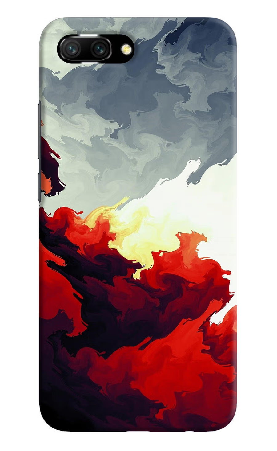 Fire Cloud Honor 10 Back Cover, Hard case