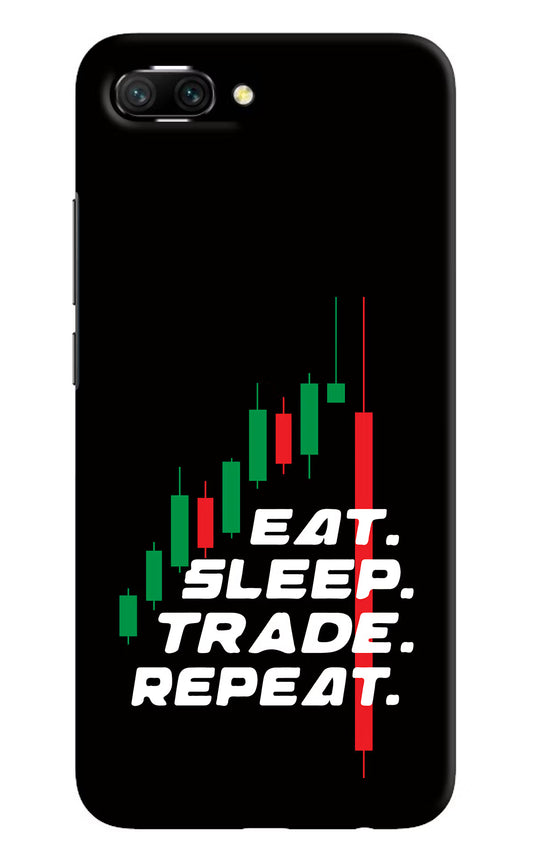 Eat Sleep Trade Repeat Honor 10 Hard Case Back Cover by Casekaro