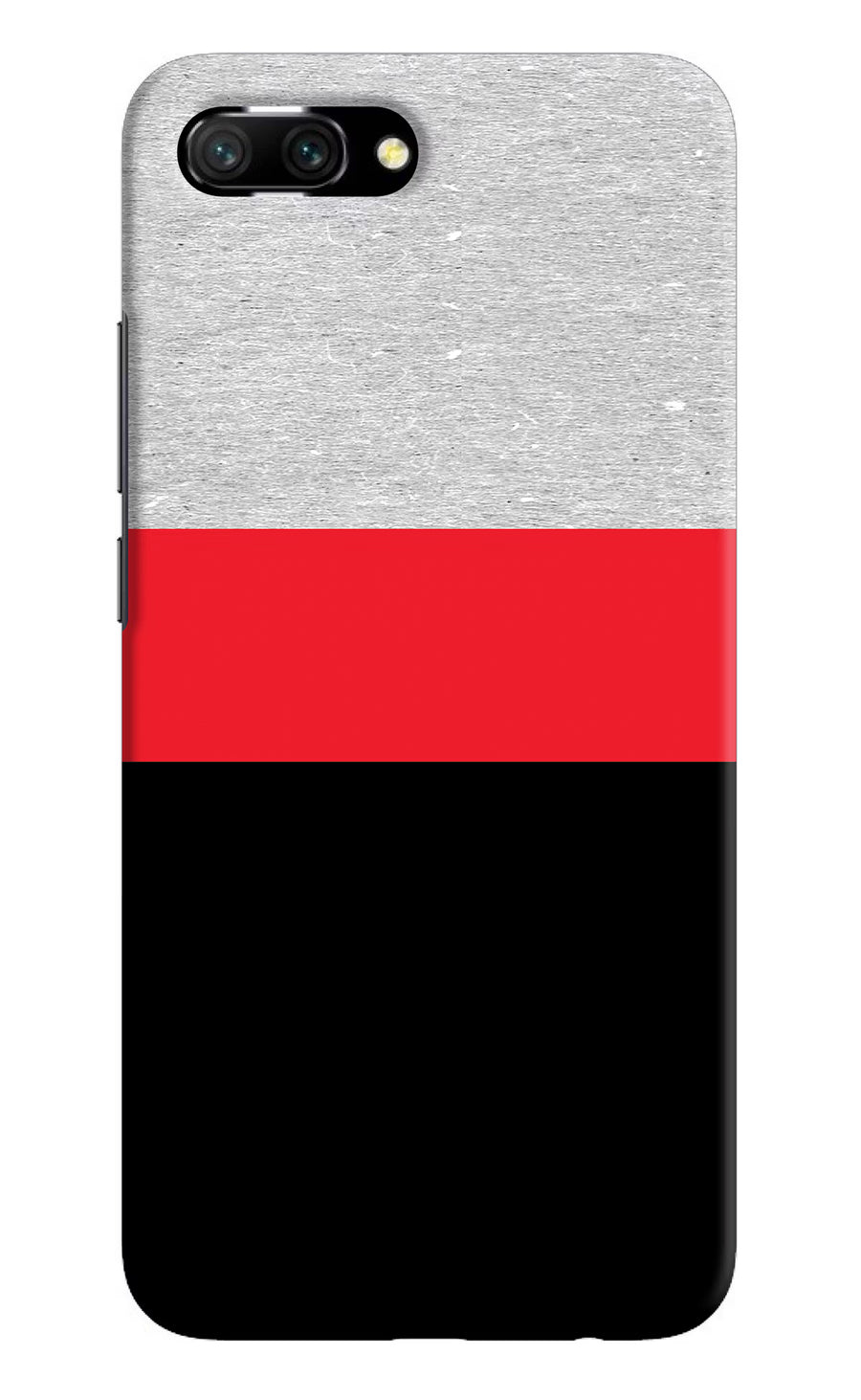 Tri Color Pattern Honor 10 Back Cover, Hard case