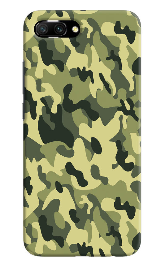 Camouflage Honor 10 Hard Case Back Cover by Casekaro