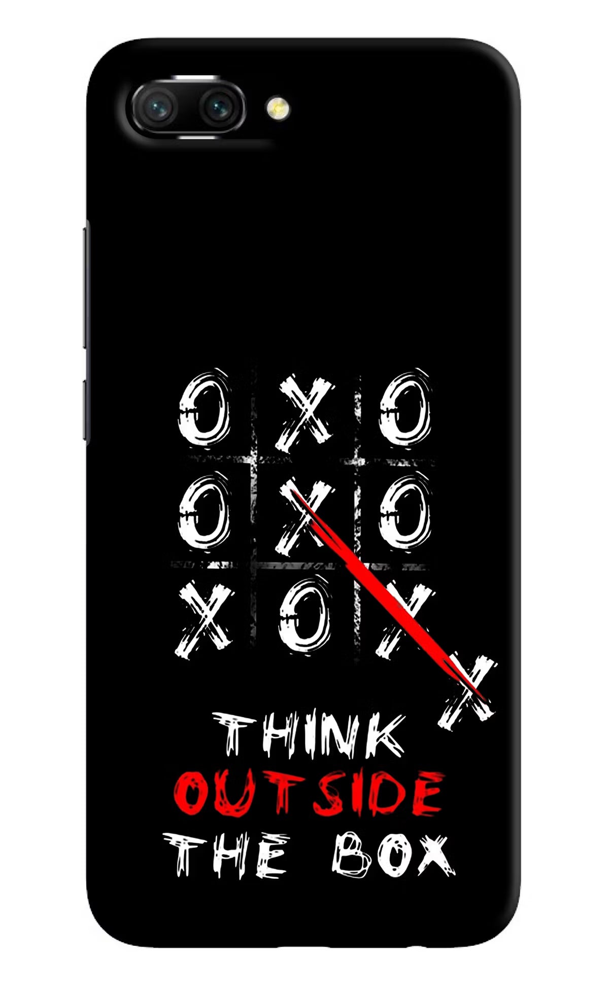 Think out of the BOX Honor 10 Hard Case Back Cover by Casekaro