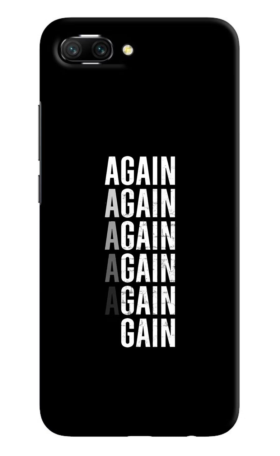 Again Again Gain Honor 10 Back Cover, Hard case