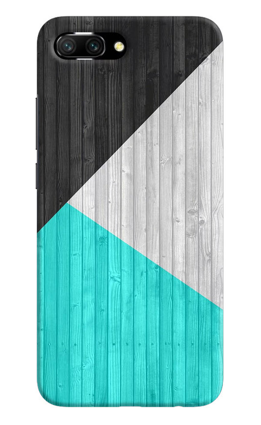 Wooden Abstract Honor 10 Hard Case Back Cover by Casekaro
