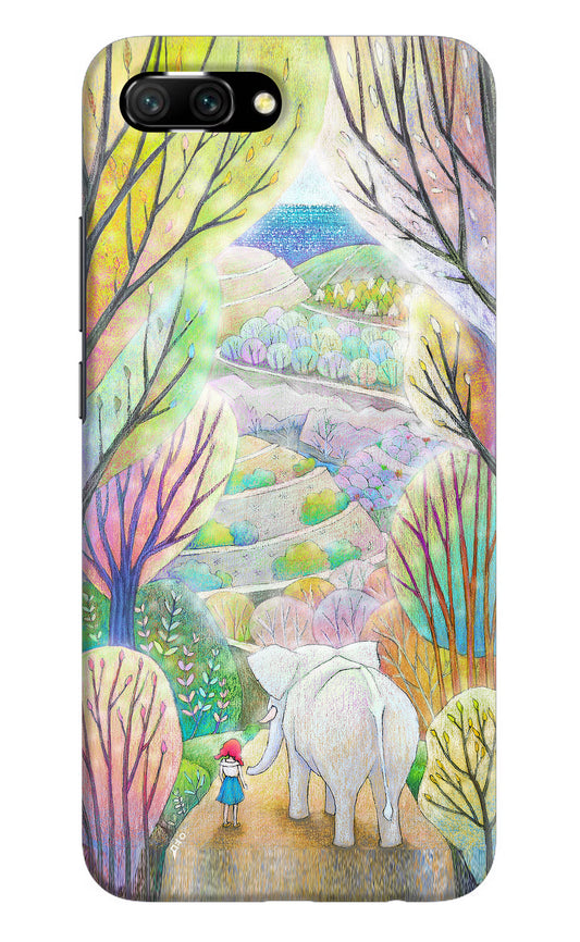 Nature Painting Honor 10 Hard Case Back Cover by Casekaro