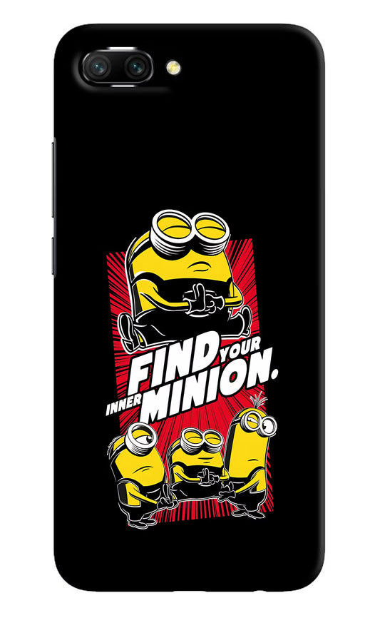 Find your inner Minion Honor 10 Hard Case Back Cover by Casekaro