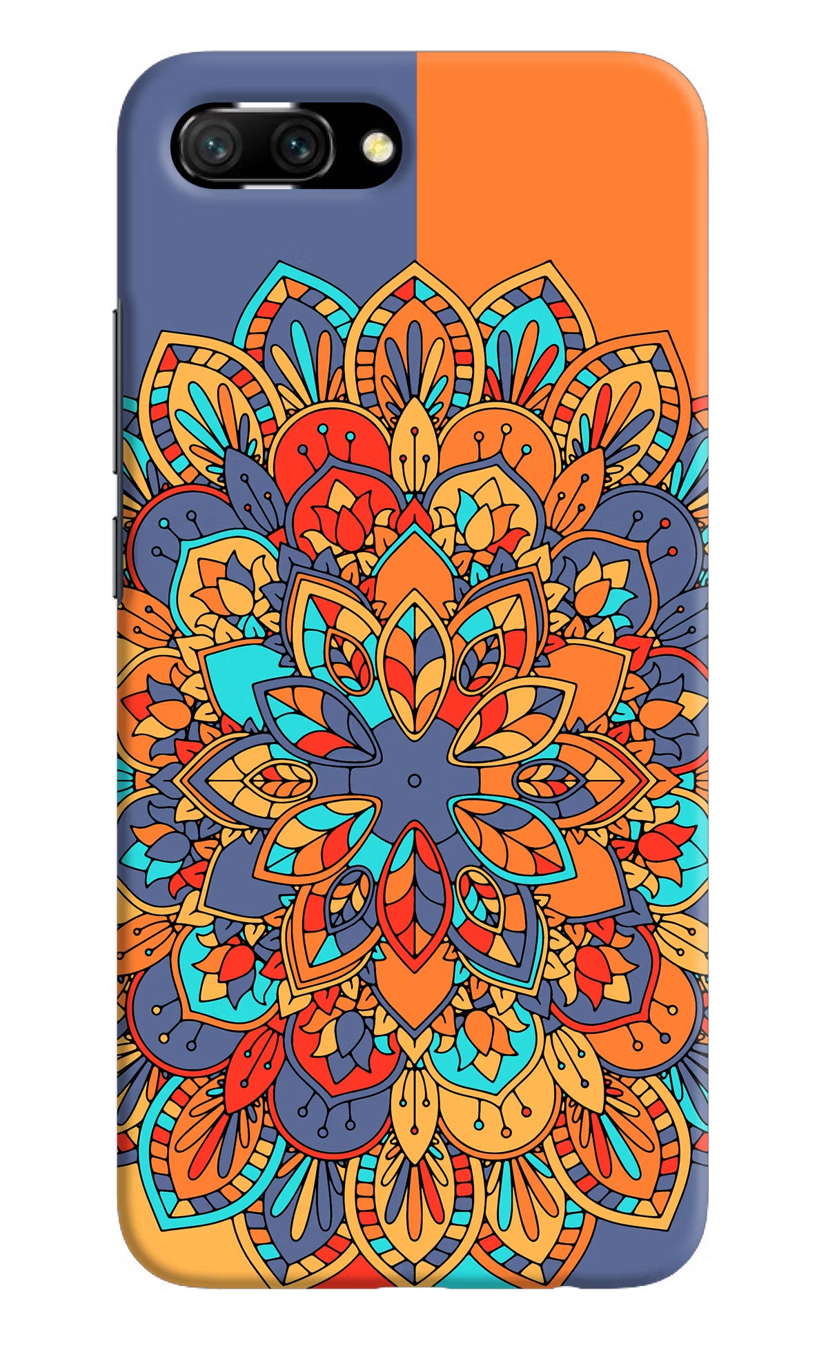 Color Mandala Honor 10 Hard Case Back Cover by Casekaro
