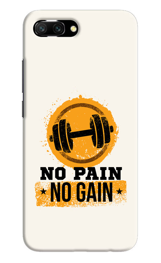 No Pain No Gain Honor 10 Hard Case Back Cover by Casekaro