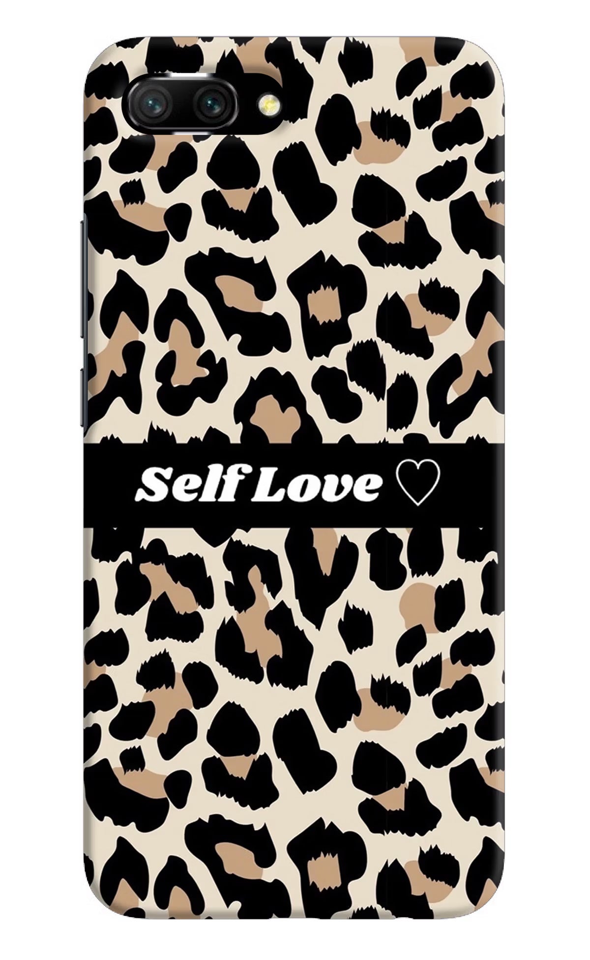 Leopard Print Self Love Honor 10 Hard Case Back Cover by Casekaro